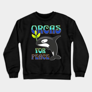 Orcas for Peace Crewneck Sweatshirt